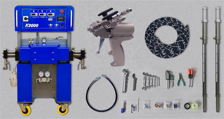 K3000 Pneumatic Two-Component Polyurethane Foaming Machine